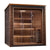 Golden Designs Bergen 6-Person Cedar Outdoor Sauna & Harvia Traditional Electric Heater Kit | GDI-8206-01
